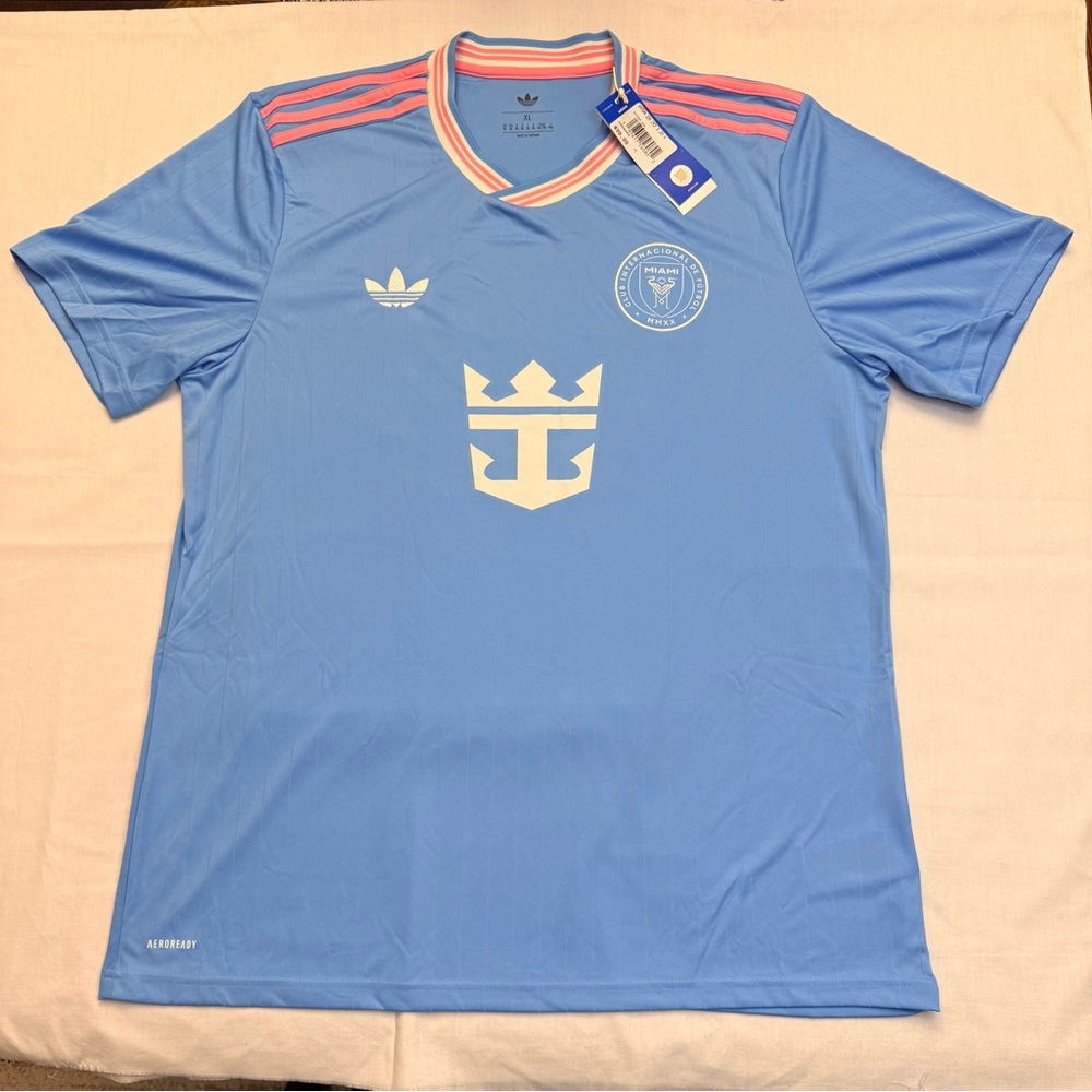 Lionel Messi Inter Miami CF adidas Originals 2025 Third  Player Jersey Blue/New